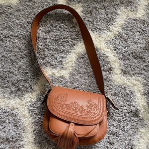 Primark bohemian tan cross body bag